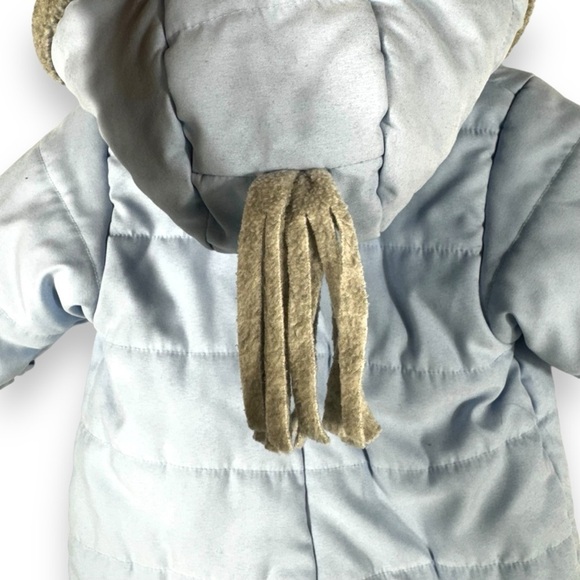 Le Petit Rothschild Infant Winter Snowsuit Bunting, Light Blue/Grey, Size 6 mos - Picture 10 of 13